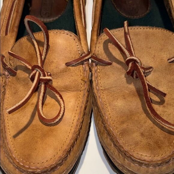 Brown Suede Moccasin Loafers with Slip-On Design - Picture 4 of 12